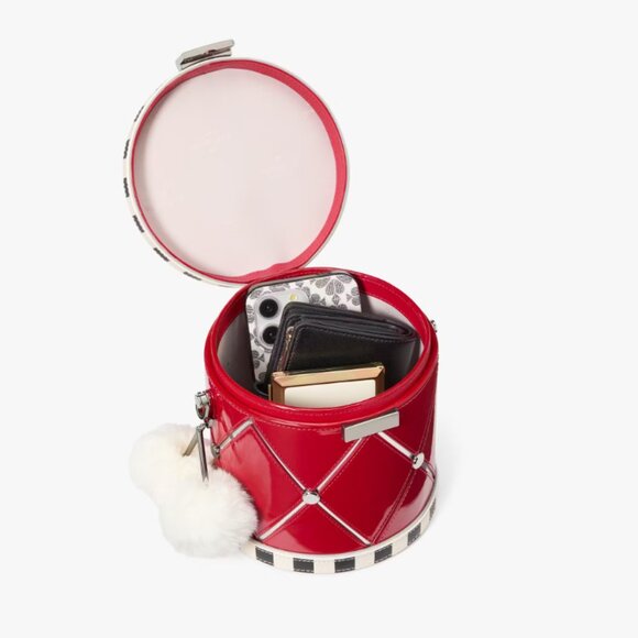 NWT Kate Spade "Oh What Fun Toy Store 3D Drum" Crossbody - Picture 12 of 14